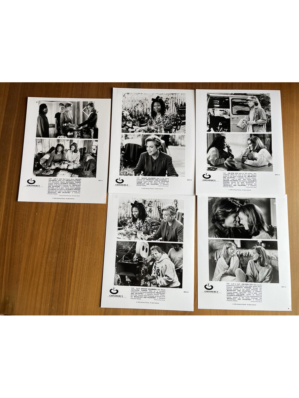 Moonlight And Valentino Movie Photo Lot Of 5 Bon Jovi Photo 8 x 10